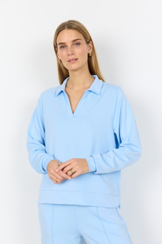 Scbanu 285 Pullover Lyseblå